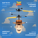 Pixar Toy Story Emoji Woody IR UFO Ball Helicopter