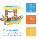 Lil’ Chef Suitcase Playset – 37 Piece Kids Cooking & Kitchen Role-Play Kit