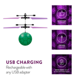 Nickelodeon TMNT Donatello IR UFO Ball Helicopter