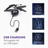 Marvel Avengers Black Panther IR UFO Ball Helicopter