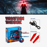 DC Justice League Superman IR UFO Ball Helicopter