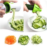 Handheld Spiral Vegetable & Fruit Slicer – Adjustable Kitchen Tool