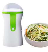 Handheld Spiral Vegetable & Fruit Slicer – Adjustable Kitchen Tool