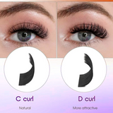 3D Faux Mink Cluster Lashes – D/C Curl Mixed Set (9–15mm)