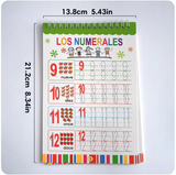 Spanish Numbers 1–100 Tracing Workbook – Dry Erase Handwriting Practice Book for Kids & Homeschool Learning