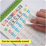 Spanish Numbers 1–100 Tracing Workbook – Dry Erase Handwriting Practice Book for Kids & Homeschool Learning