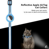Reflective GPS Tracking Cat Collar – Adjustable Anti-Lost Collar with Bell & GPS Tracker Holder