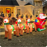 Christmas Inflatable Outdoor Decorations – LED Light-Up Centerpieces