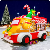 Christmas Inflatable Outdoor Decorations – LED Light-Up Centerpieces