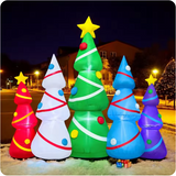 Christmas Inflatable Outdoor Decorations – LED Light-Up Centerpieces
