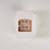 Reusable Press-On Nails – High-Gloss Acrylic Nail Set with Adhesive Tabs