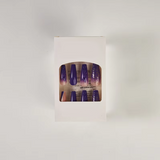 Reusable Press-On Nails – High-Gloss Acrylic Nail Set with Adhesive Tabs