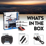 Hornet 2CH IR Helicopter – Mini Remote Control Indoor Drone with LED Lights & USB Recharge