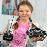 Ford F-150 Police Electric RC Patrol Truck - 1:24 Scale Replica