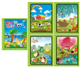 Montessori Magic Water Drawing Book – Reusable Sensory Coloring Activity