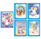 Montessori Magic Water Drawing Book – Reusable Sensory Coloring Activity