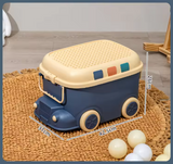 Large Kids Toy Box with Wheels – Rolling Storage Bin