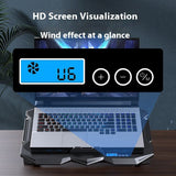 Silent Gaming Laptop Cooling Stand with Adjustable Bracket