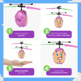 Pixar Toy Story Emoji Buzz Lightyear IR UFO Ball Helicopter