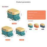 Large Kids Toy Box with Wheels – Rolling Storage Bin