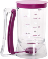 900 ml Handheld Batter Dispenser – Graduated Funnel for Pancakes, Cupcakes & Cake Batter
