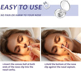 Magnetic Anti-Snore Nose Clip – Reusable Silicone Nasal Dilator