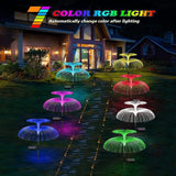 7-Color Changing Jellyfish LED Lamp – Luminous Christmas Outdoor Light