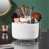 360° Rotating Makeup Organizer – Desktop Storage Stand