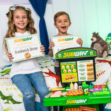 Subway Sandwich Artist Playset – 53 Piece Pretend Restaurant Kit