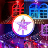 Solar LED Star String Lights – 8-Mode Christmas Fairy Lights for Indoor & Outdoor