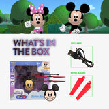 Disney Emoji Mickey Mouse IR UFO Ball Helicopter