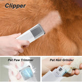 7-in-1 Pet Grooming Vacuum – Dog/Cat De-shedding Brush, Comb & Hair Remover with Suction