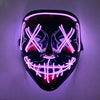 Wireless LED Purge Mask – Glowing Neon Horror Cosplay / Halloween Party Mask