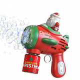 Christmas Automatic Bubble Gun – Handheld Bubble Machine for Kids