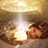 Kids Themed Rotating Night Light Projector 15-Film 360° Starry Sky Lamp