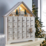 DIY LED Light-Up Wooden Advent Calendar – 24-Day Christmas Countdown Decoration