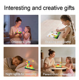 4-Color LED Acrylic Drawing Night Light – USB Erasable Creative Lamp for Kids