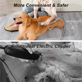 7-in-1 Pet Grooming Vacuum – Dog/Cat De-shedding Brush, Comb & Hair Remover with Suction