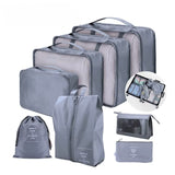 8-Piece Fashion Travel Storage & Packing Cubes Set – Portable Luggage Organizers with Zippers