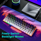 Hot-Swappable Compact Gaming Keyboard RGB Wired