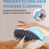 Whale Claw Design Steam Brush for Dogs & Cats – Rechargeable Pet Grooming Tool