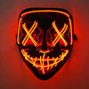 Wireless LED Purge Mask – Glowing Neon Horror Cosplay / Halloween Party Mask