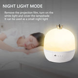 Kids Themed Rotating Night Light Projector 15-Film 360° Starry Sky Lamp