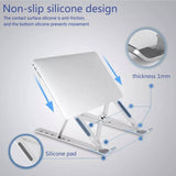 Adjustable Aluminum Laptop Stand – Portable Ergonomic Riser