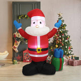 Outdoor Inflatable Giant Santa Claus Decoration – Festive Air-Blown Christmas Display