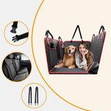 Waterproof Dog Car Seat Cover – Nonslip Back Seat Protector