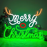 Christmas Neon Light Sign – USB-Powered LED Wall Decor