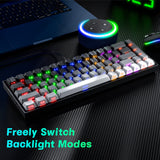 Hot-Swappable Compact Gaming Keyboard RGB Wired
