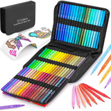Dual-Tip Watercolor Brush Markers 72-Color Art Set with Fine & Brush Tips