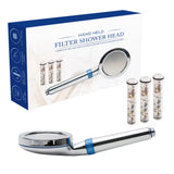 High Pressure Filtered Shower Head – Removes Chlorine & Softens Skin/Hair